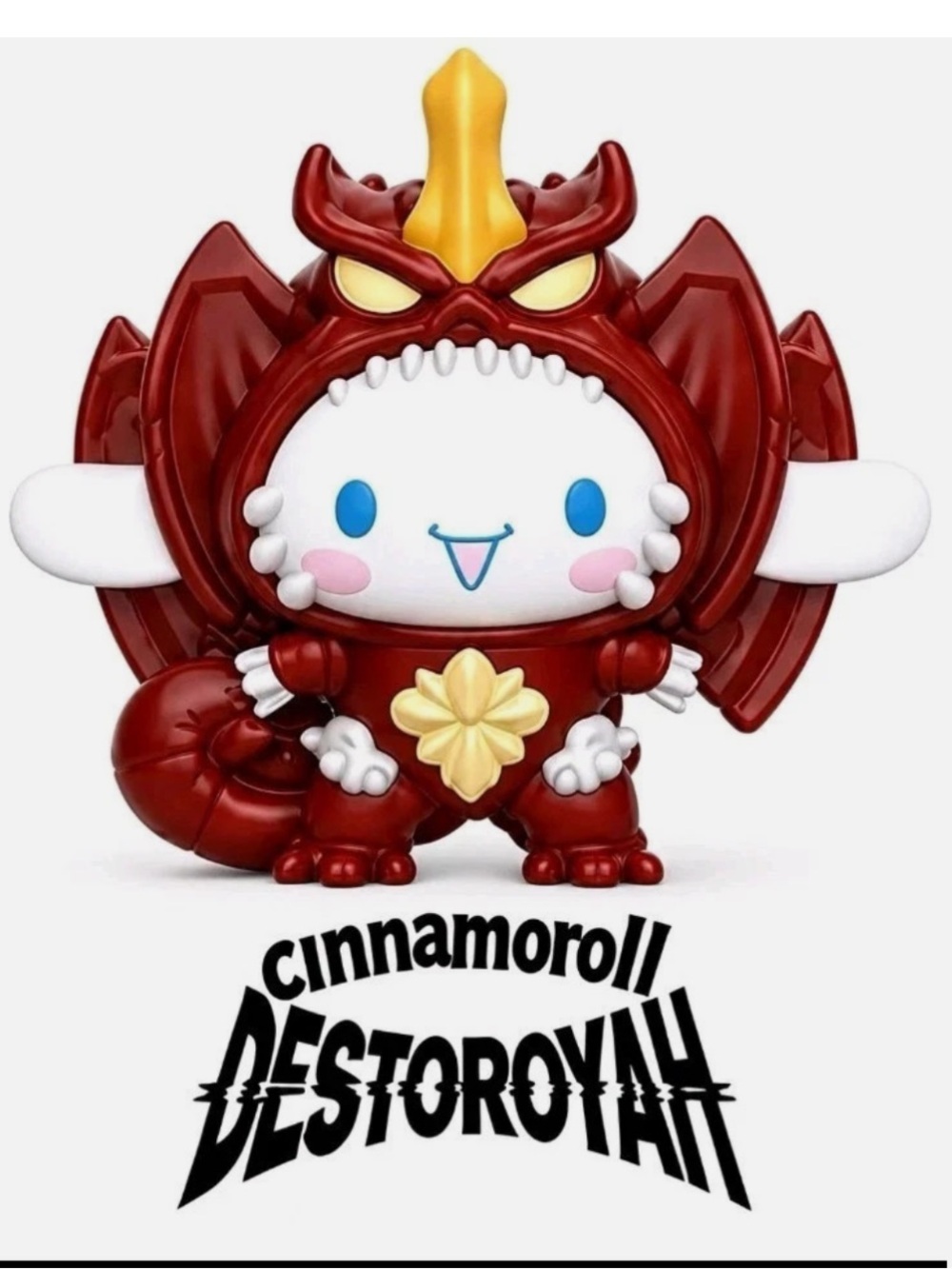 Sanrio Cinnamoroll X Destoroyah McDonald’s Hello Kitty x Godzilla Toy #6